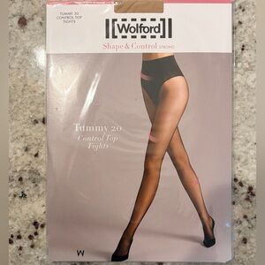 Wolford Tummy 20 Control Top Tights Medium Cosmetic